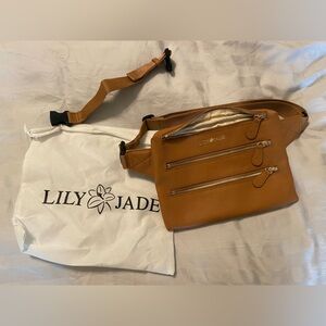 Lily Jade Tan Leather Crossbody Bag